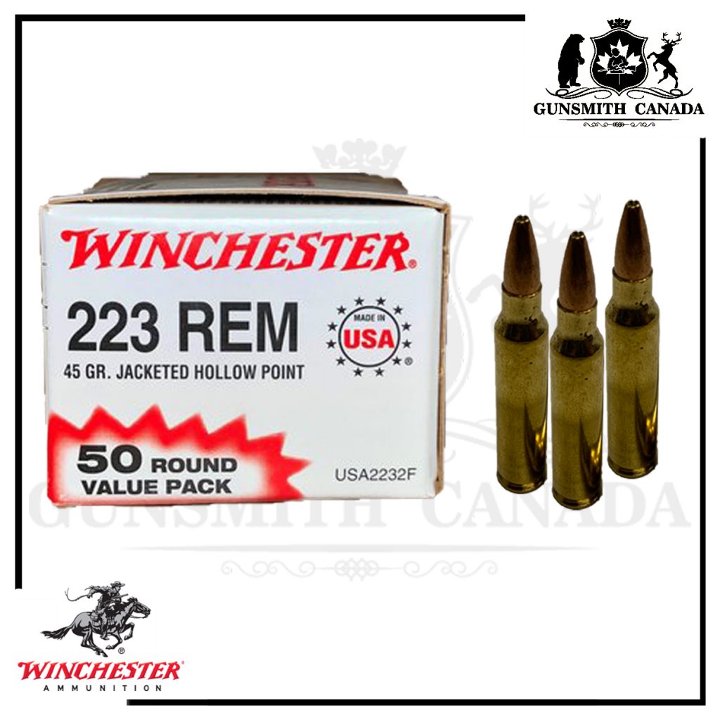.223 Rem (JHP 45 gr) Winchester Qty. 50 Gunsmith Canada
